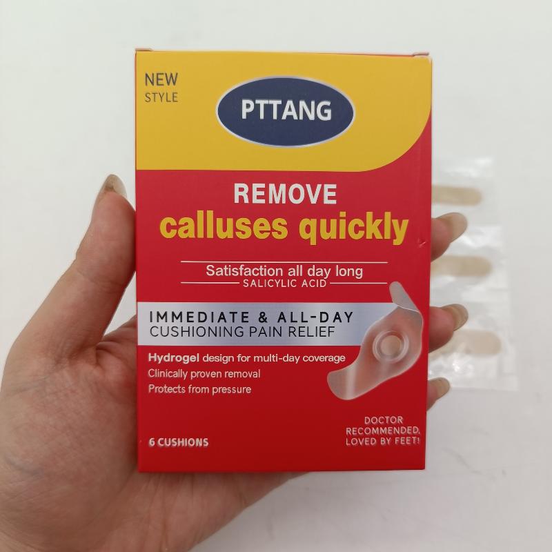 6 Patches Corn Patch Corn Plaster Remover Corn Toe Pads Patch Adhesive Callus Cushion Non-Woven Fabric Toe Corns Callus Removal