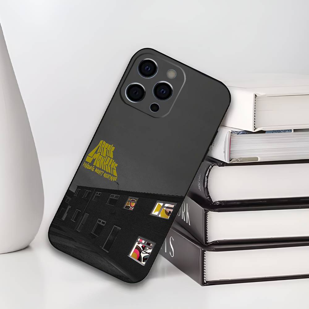 A-Arctic M-Monkeys Band Phone Case For iPhone 17,16,15,14,13,12,11 Plus,Pro Max,XS,Soft Black Cover