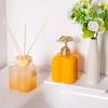Ceramic Orange Floral Liquid Soap Dispenser Bathroom Toilet Hand Sanitizer Shampoo Bottle Soap Dispensers Bathroom Accessories