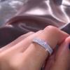 Dámský diamantový prsten Luxusní módní diamantový prsten Šperk Dárek pro ženy Dívky