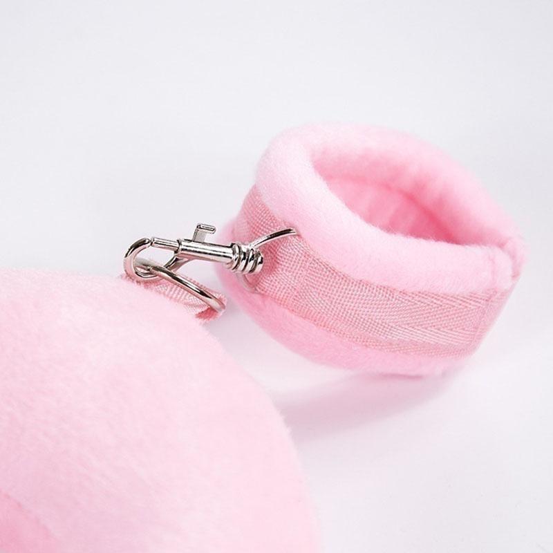 Adjustable Adult Sex Toys for Woman Couples Restraints Collar Handcuffs & Ankle Cuffs Slave Erotic Bdsm Bondage Set Fetish Games