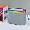 Wireless Portable Bluetooth Speakers with for USB AUX TF Card Player  5W Output RGB Colorful Light Fabrics Sound Box