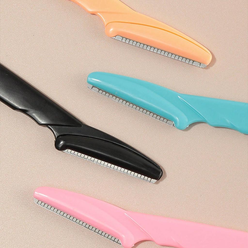1/3PCS Eyebrow Trimmer, Hair Scraper, Eyebrow Repair Tool, 4g With Knife Net, Portable Storage, Can