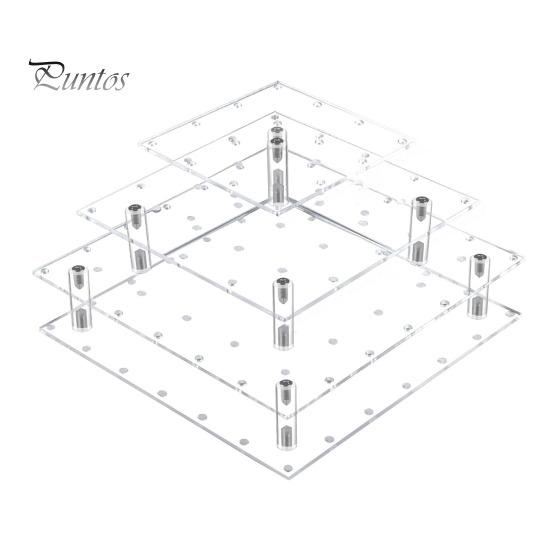

Подставка для леденцов на палочке, многослойный дизайн, большая емкость, простая сборка, прозрачная акриловая подставка для леденцов с 56 отверстиями чистый