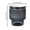 Mini Self Watering Flower Pot Fish Tank Transparent Plastic Plant Pots Self Watering Planter Pot Vase For Home Decoration