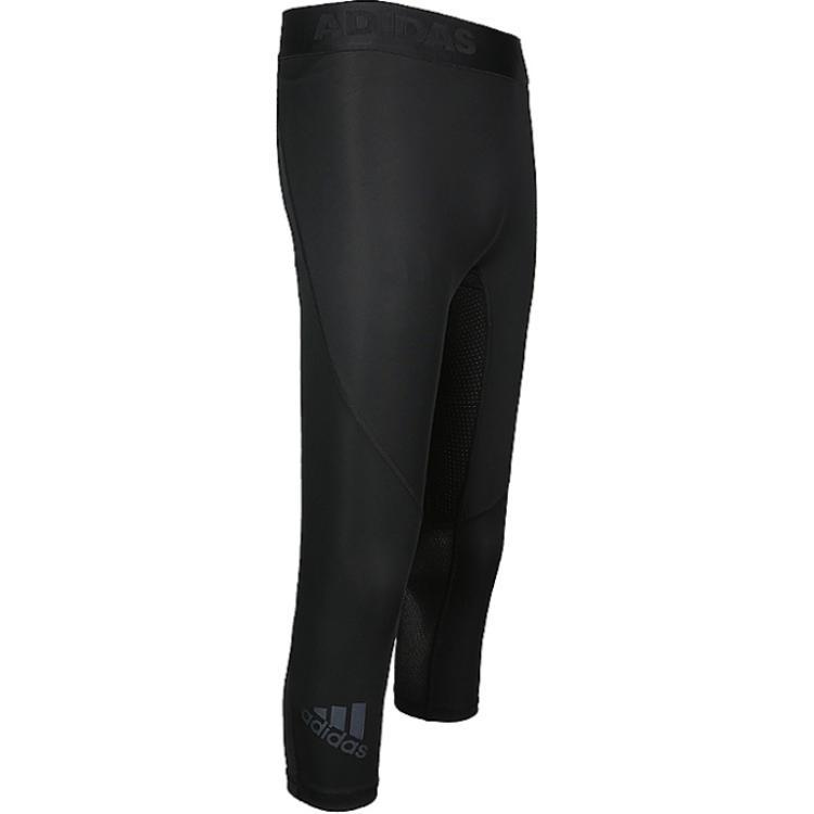 adidas Ask Spr Tig 34 Solid Color Comfortable Tight Breathable Casual Pants Men Bottoms Black CF7331