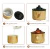 Xiaomi Volcano Aroma Diffuser 400ml Air Humidifier with Remote Control Creative Hollow K6 Lava Crack Flame Lamp Essential Oil Diffuser