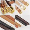 New Fashion Belt for Women with High-end Retro Gold Buckle Women's Belt Korean Version Simple Trendy Versatile Dress Belt
