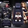 XDD Full Leather 9D Bodybuilding Car Seat Cushion - All-Season Sports Cover