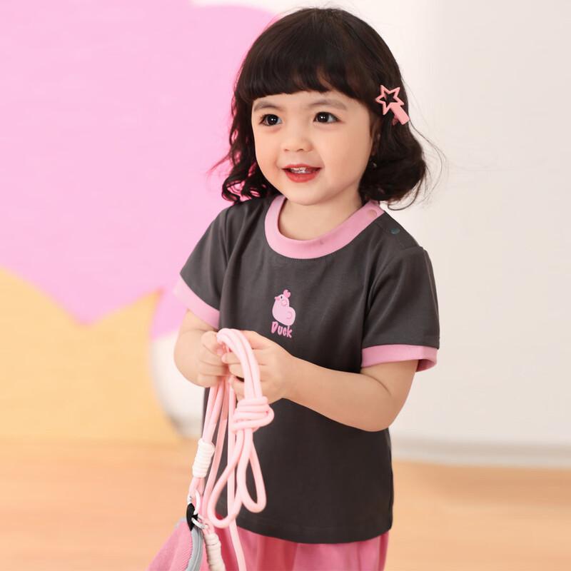 LUSON Baby Girl's Summer Short Sleeve T-Shirt