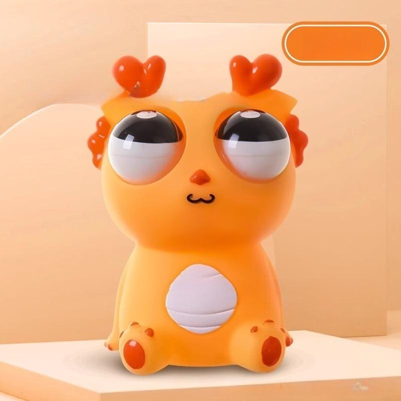 Herausaugen Drache Squishy Neuheit Puppe Handquetsch Design Für Tägliche Langeweile Und Stressabbau