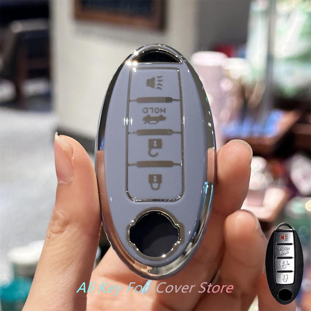 Key Fob Cover Keychain Lanyard for Nissan Altima Rogue Sentra Pathfinder Frontier Maxima Titan Murano Kicks Juke Versa Arma