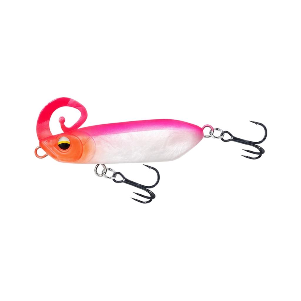 Soft Bait Fishing Lure 18 5g Weighted Pencil Lure with Curled Tail for Long Casting and Sinking Suitable for Bass Fishing
