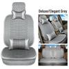 Universal Ice Silk Car Seat Cushion - All-Season Luxury Woven Cover, Breathable, Cooling, Full Surround Design