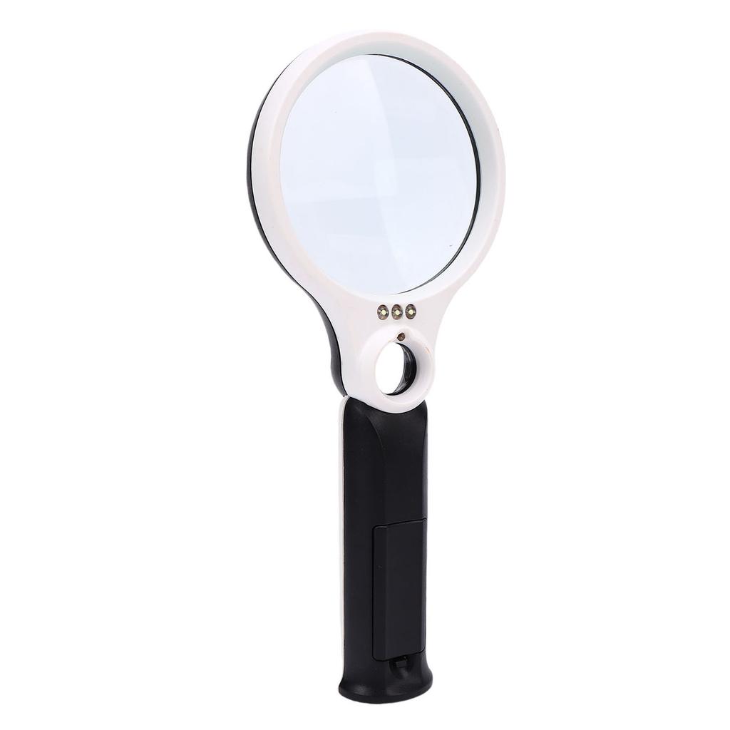 Magnifying Glass with Light 10X 20X LED Lighted Magnifier for Reading Book Newspaper Inspection