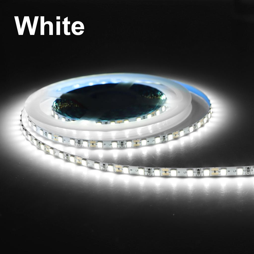 High Bright LED Cabinet Light Strip 12V 2835 Double Layer Copper 5mm PCB Tape DuPont Wire Cable Port DIY Wardrobe Shelves Lamp