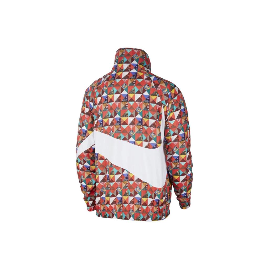 Nike Sportswear Printed Logo Half-Zip Stand Collar Jacket Men Jackets Floral CI7690-100