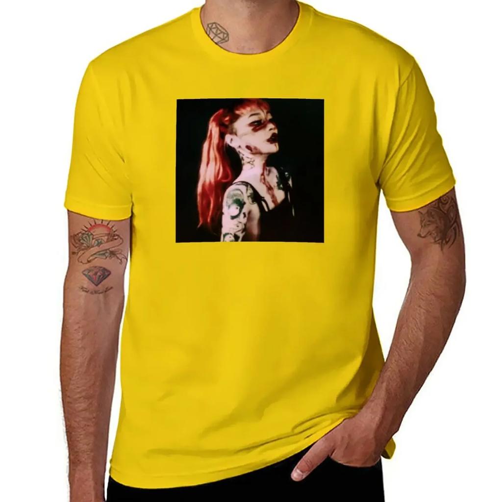 Yeule Don't Be So Hard On Your Own T-Shirt plus sizes anime sports fans heavyweight t shirts for