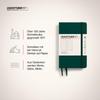LEUCHTTURM1917 Pocket A6 Dotted Notebook Forest Green Hardcover Journal for Writing and Planning, 80g/m² Paper 370298