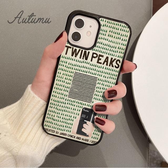 TWIN PEAKS TV-Show-Telefonhülle für iPhone 11 12 13 14 Pro Max Mini X XR XS SE 2020 6S 7 8 Plus Samsung Galaxy S21 S22 Cover Shell