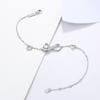 925 Sterling Silver Infinity Heart Bracelet - Fashionable Gift for Girlfriend