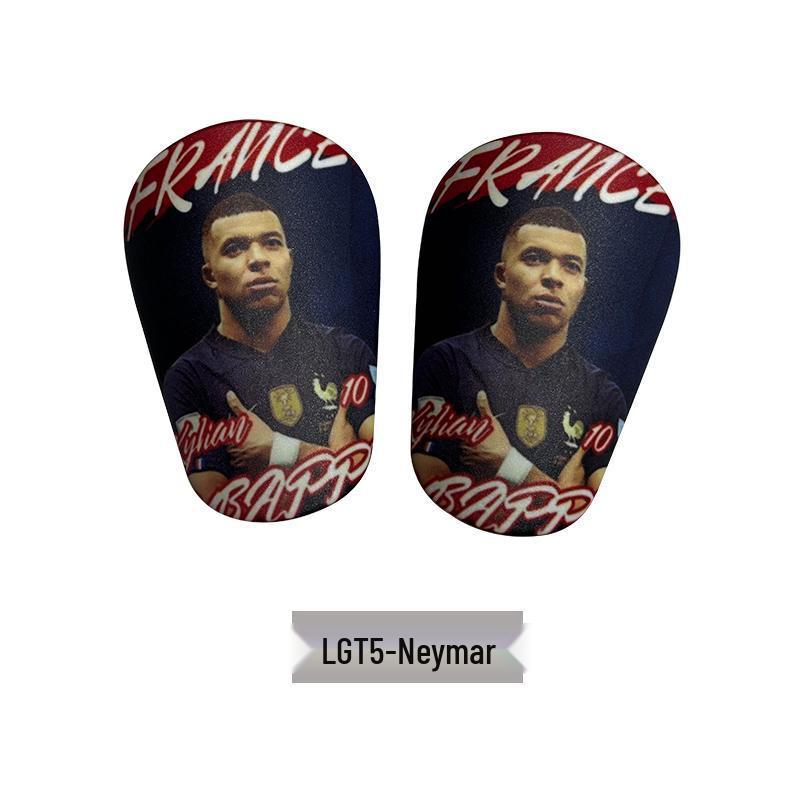 Ultra-Light Mini Shin Guards - Messi #10 & Ronaldo #7 Design for Adults & Kids