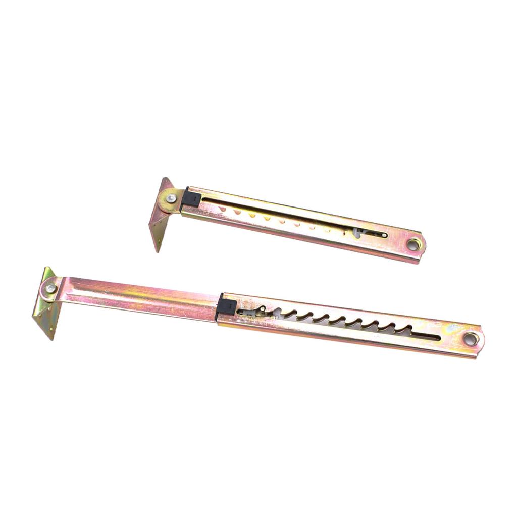 Adjustable angles straight pull rod lifting hinges ,2Pcs  adjustable gears, left and right iron angle lifting rod