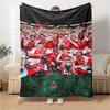 Arsenal Football Player Blanket Comfortable Suitable for Chair Couch Office Chair for All Seasons Stylish Decor Perfect Gift for Relatives and Friends