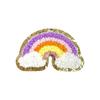Colorful DIY Chenille Stickers: Stars, Hearts, Rainbow, Lightning & Flowers