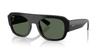 sunglasses 0RB2218 BLACK DARK GREEN 55mm Ray-Ban