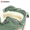 BAASPLOA Women's Winter Waterproof  Warm Plush New Women's Cotton Shoes Winter High Top Cotton Shoes Snow Boots Outdoor Hiking Boots