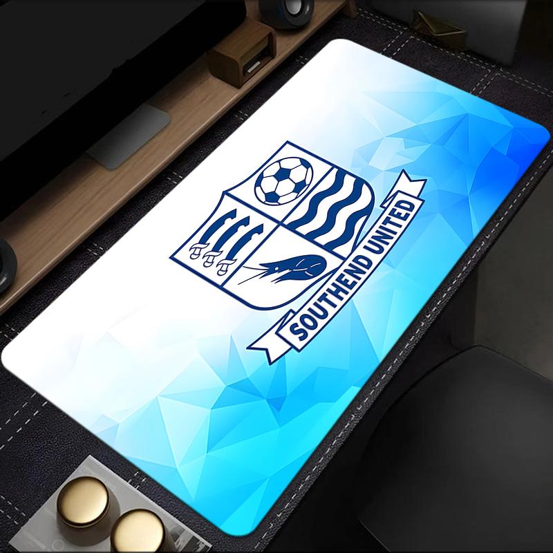 Southend Crest Design Mouse Pad, Rubber Base, Mouse Pad for Gamers and Office Use, Gaming Desk , Easy To Clean Mat Christmas fan gifts
