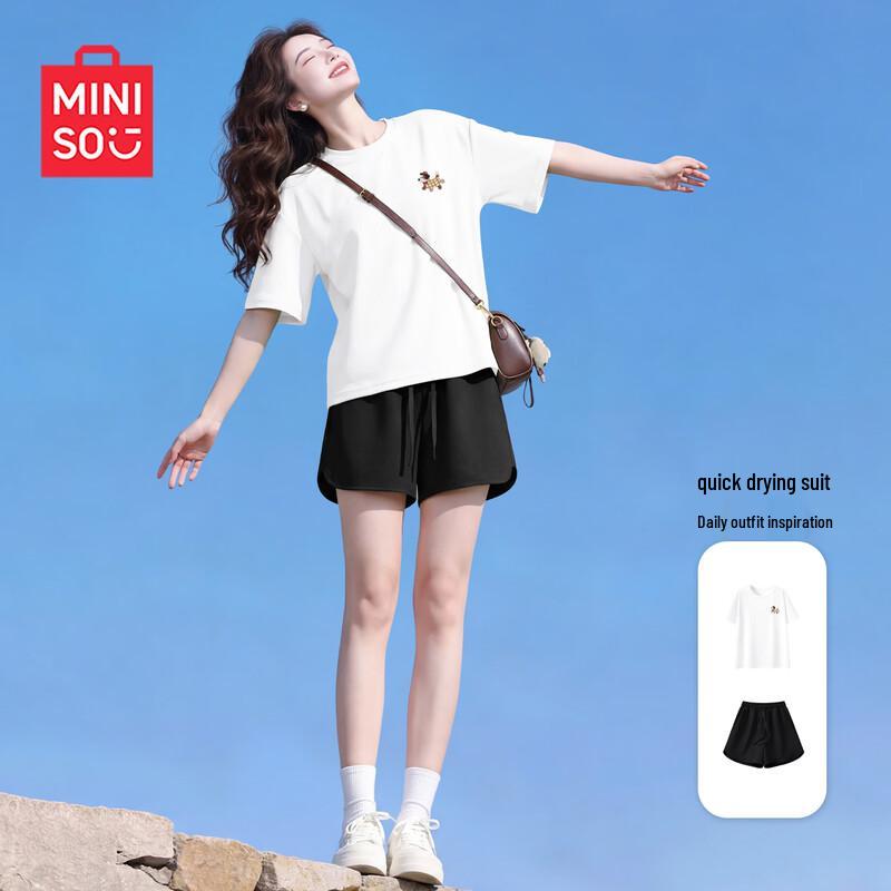 Женский летний быстросохнущий спортивный комплект MINISO S