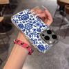 Oriental Blue And White Phone Case For IPhone 17 Air 16 15 14 13 12 11 Pro Pro Max Plus Transparent Soft Cover