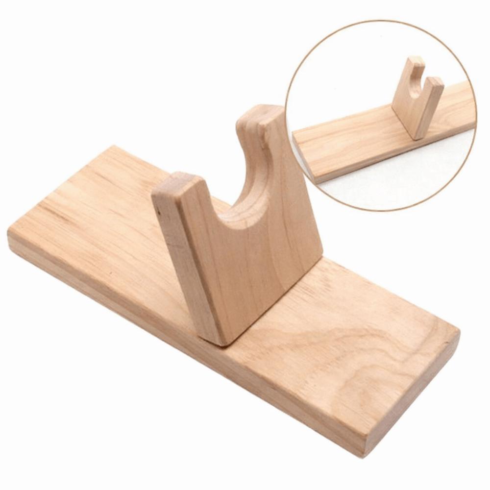 Universal Hot Glue Holder Wooden Craft Room Organizer Portable Hot Glue Support Stand