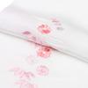 Embroidered half small floral half single item [KYOETSU] collar, pattern, collar, white, (7)
