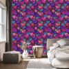 Neon Glitter Hearts Wallpaper Purple, Violet and Plum 50x1000