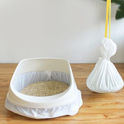 7 Pcs Litter Bag Essential Quick LDPE Pet Cat Litter Box Liners for Pet