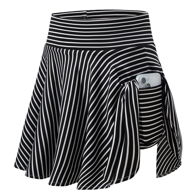 Dětská dívčí tenisová sukně pro věk 3-14 let s kapsami podšitými vnitřní vrstvou