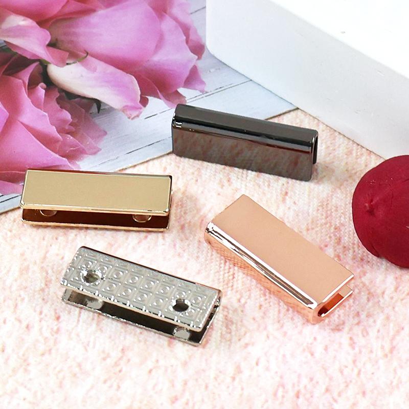 5Pcs 19/25/32/39/52mm Metal Buckles Corner Edges Protector Buckle with Screws Strap Cover Tail Clips Clasp Webbing End Stopper