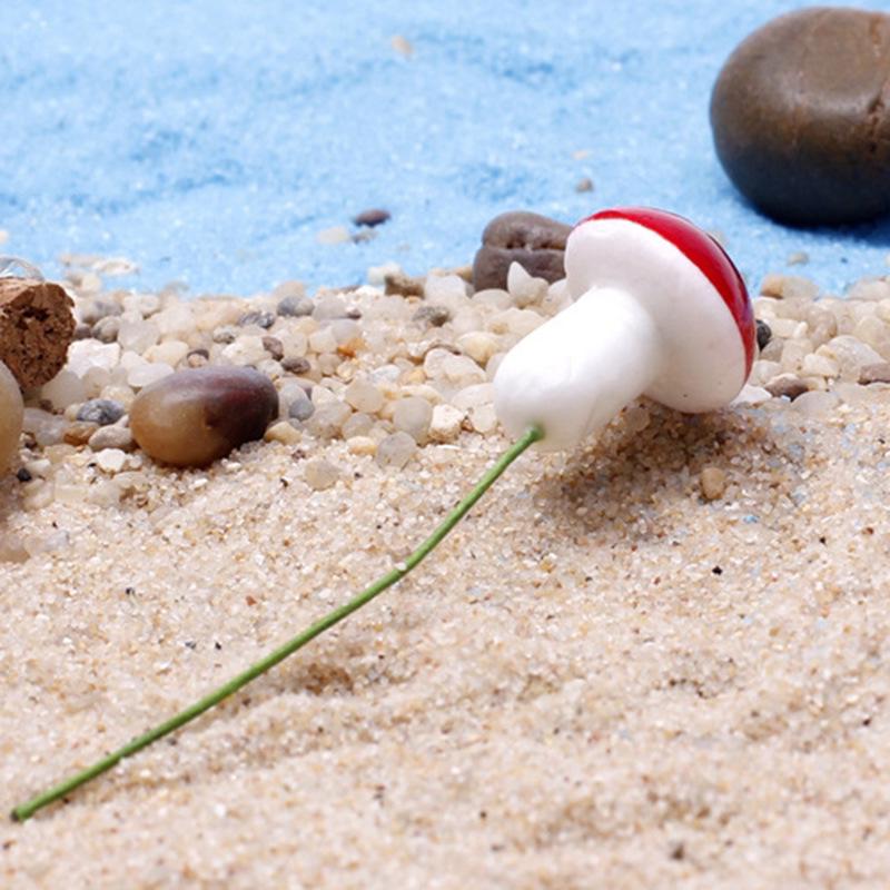 Red Foam Mushroom DIY Mini Landscape Ornament