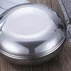 Stainless Steel Ashtray with Lid Detachable Outdoor Cigarettes Tray Holder for Home Bedroom Office Tabletop Decoration Gift