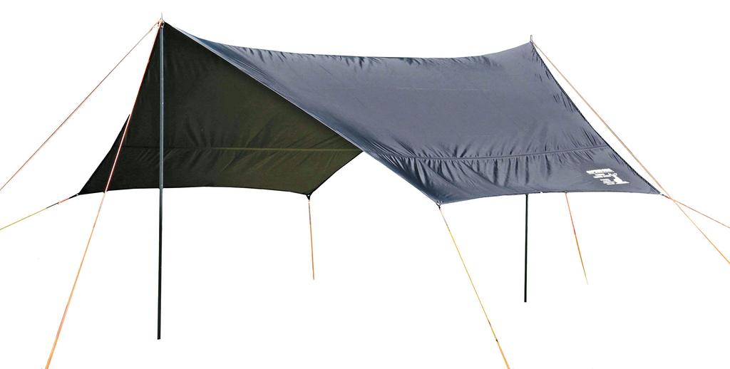 CAPTAIN STAG Camping Tent Tarp Hexa Tarp 400 x 420 x H220 zpracování Součástí balení je taška CS Black Label [Velikost cm] UV/PU UA-1074
