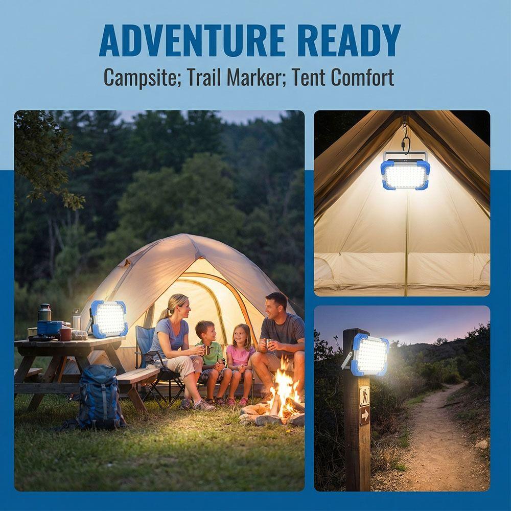 High Power Emergency Lighting Waterproof Magnetic Work Light Camping Tent Light Work Light