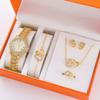 Popular Women'S Watches Supply Five-Piece Set Diamond Women'S Watches Women'S Fashion Roman Quartz Watches