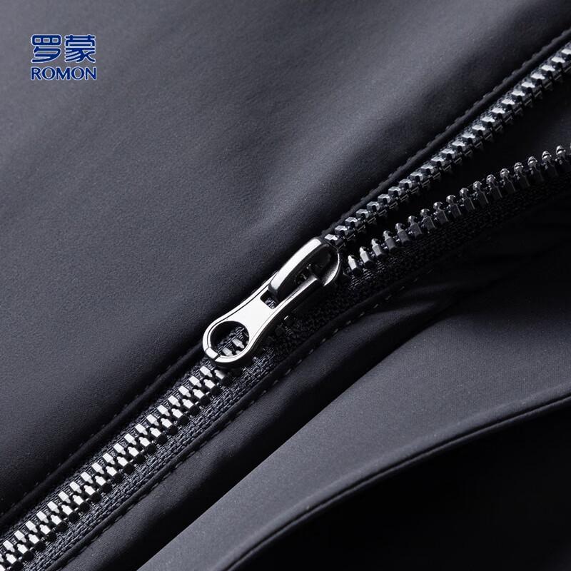 Luomeng Men's Fleece-Lined Detachable Hood Jacket