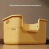 Extra Large Semi-Enclosed Splash-Proof Cat Litter Box for Maine Coons