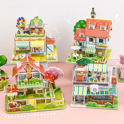 Paper House Model Puzzle 3D Puzzle Model New Jigsaw Puzzles  Kids