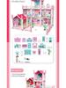 Princess Castle Dollhouse Playset: Puzzle Villa for Girls