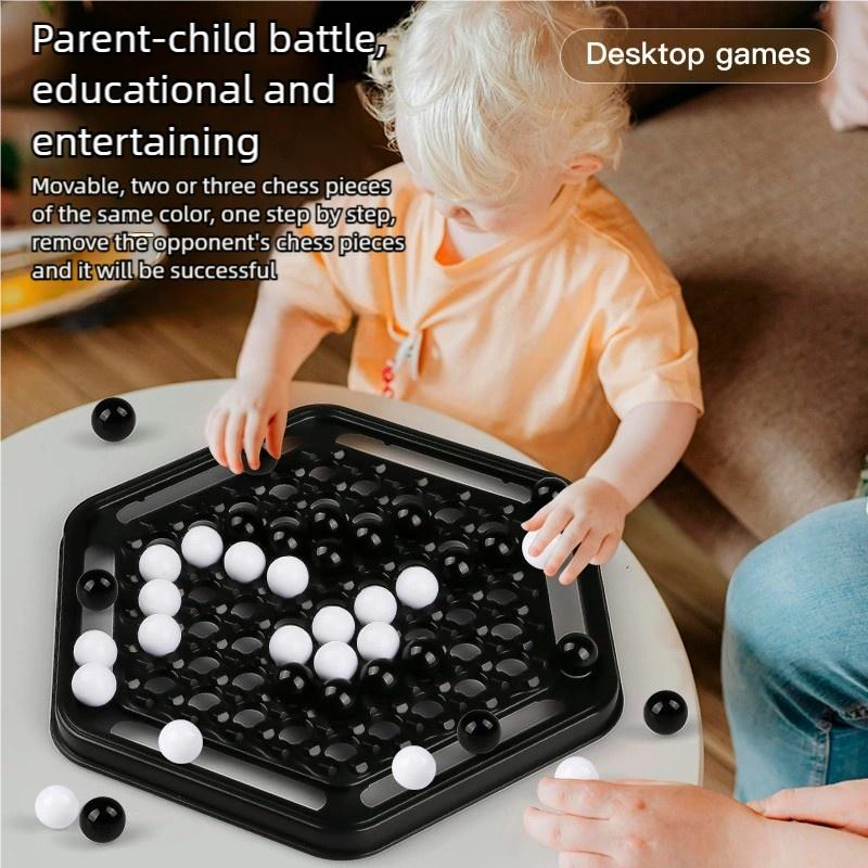 Parent-Child Interactive Board Game Three-Dimensional Four-Piece Chess Black and White Desktop Four-Piece Chess Five-Piece Chess Parent-Chil